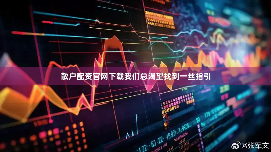 散户配资官网下载我们总渴望找到一丝指引